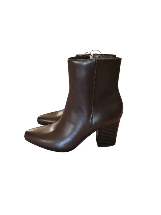 Unisa Unmayden Pointed Toe Ankle Boots in Dark Brown Size 6.5M - Picture 6 of 10